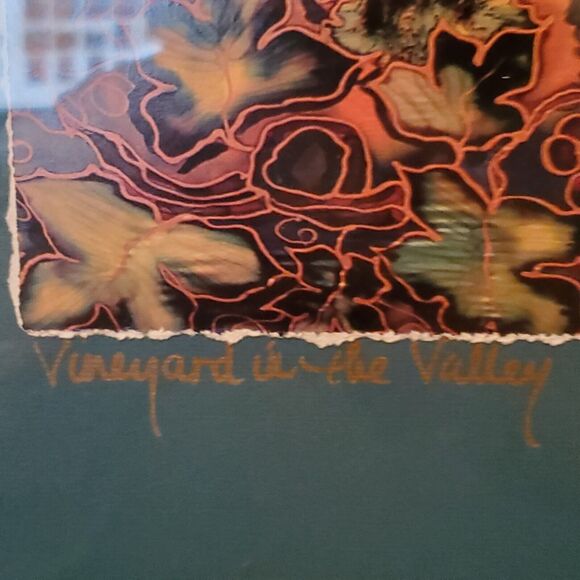 Linda Pirri Studio Art Print Vineyard In The Valley Signed Award Winner - Picture 16 of 16